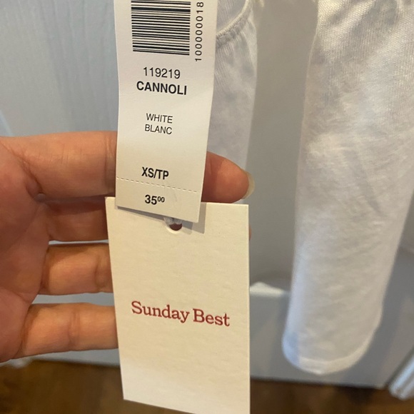 Sunday Best White Sleeveless Chemise - Picture 8 of 8